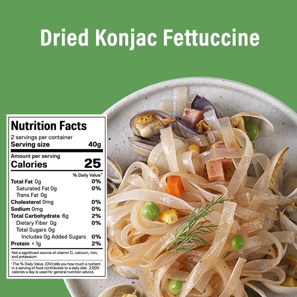 Dry Konjac Fettuccine