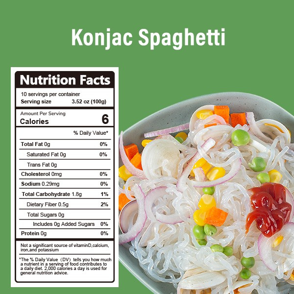 Konjac Spaghetti Nutrition facts