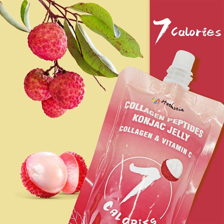 Konjac Jelly Collagen Peptide Lychee Flavor