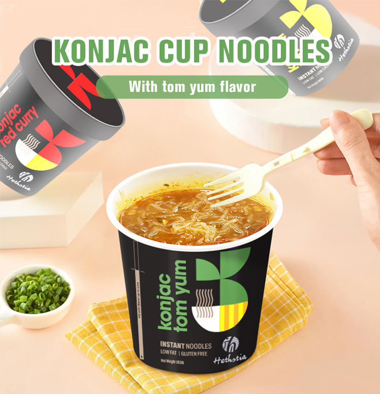 flavored konjac tom yum cup noodles