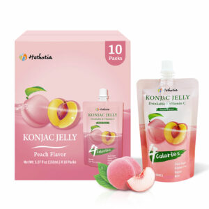 konjac jelly peach