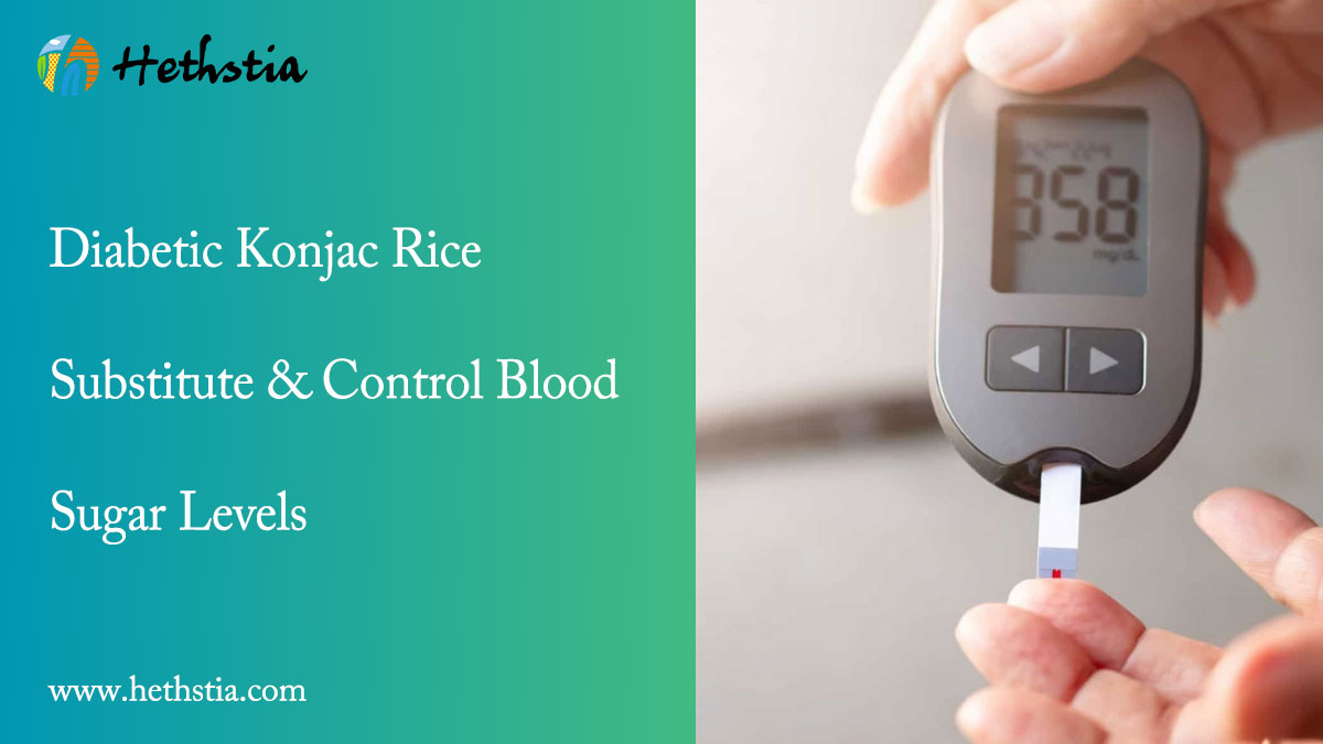 diabetic konjac rice substitute