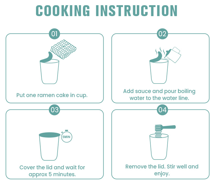 Ramen Noodles cooking instructions