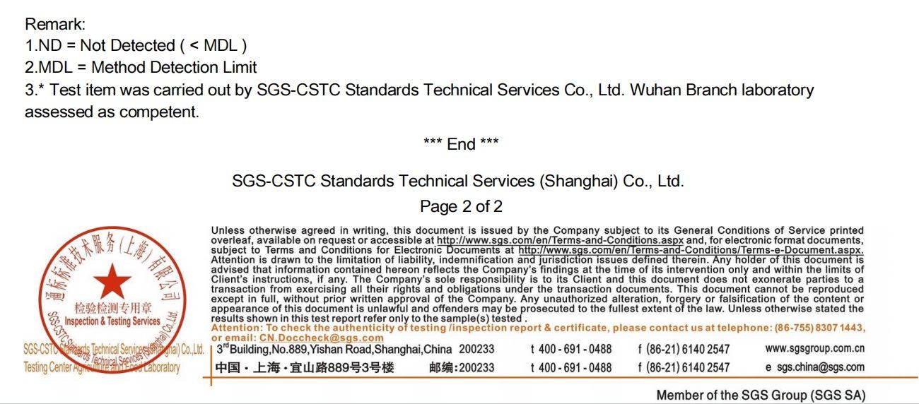 SGS-CSTC Standards Technical Services