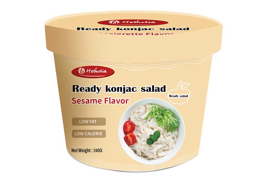 Konjac Noodles Salad With Sesame Flavor