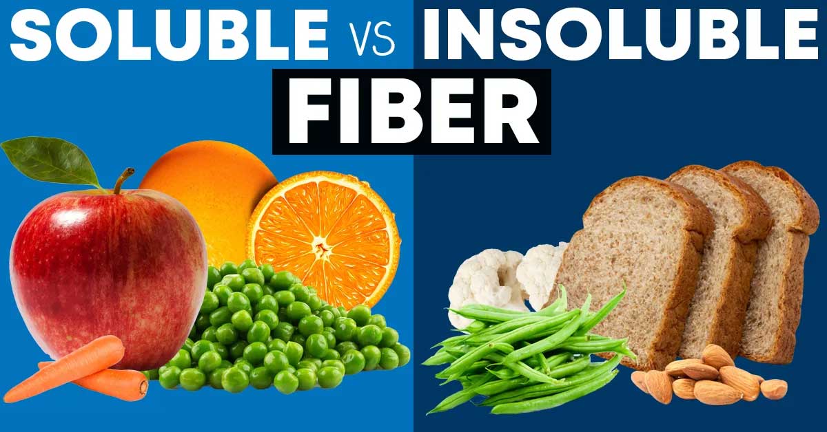 soluble and insoluble fiber