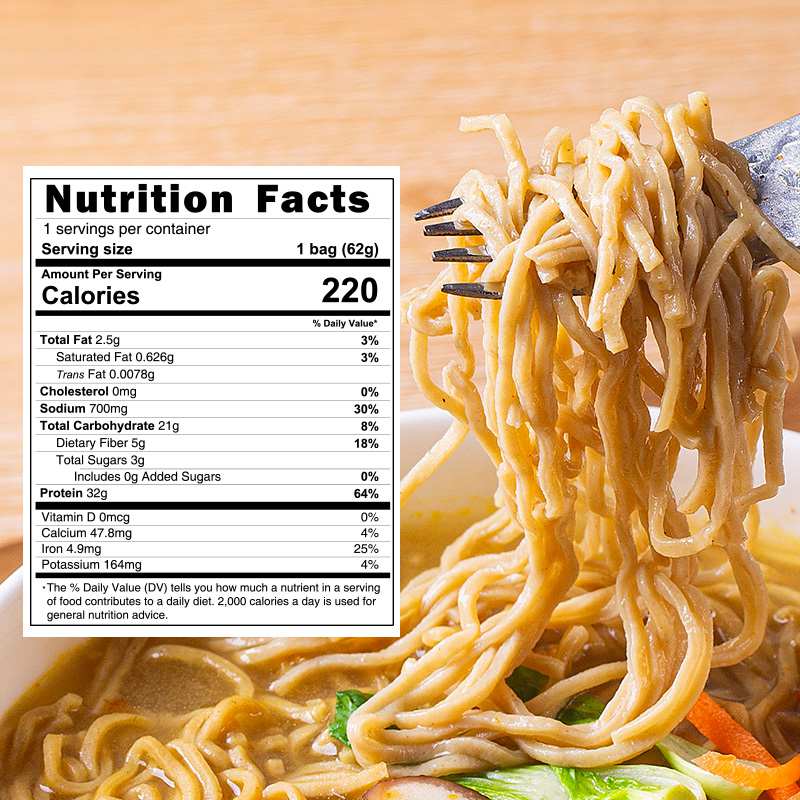 High Protein Chicken Noodles Nutrition Facts