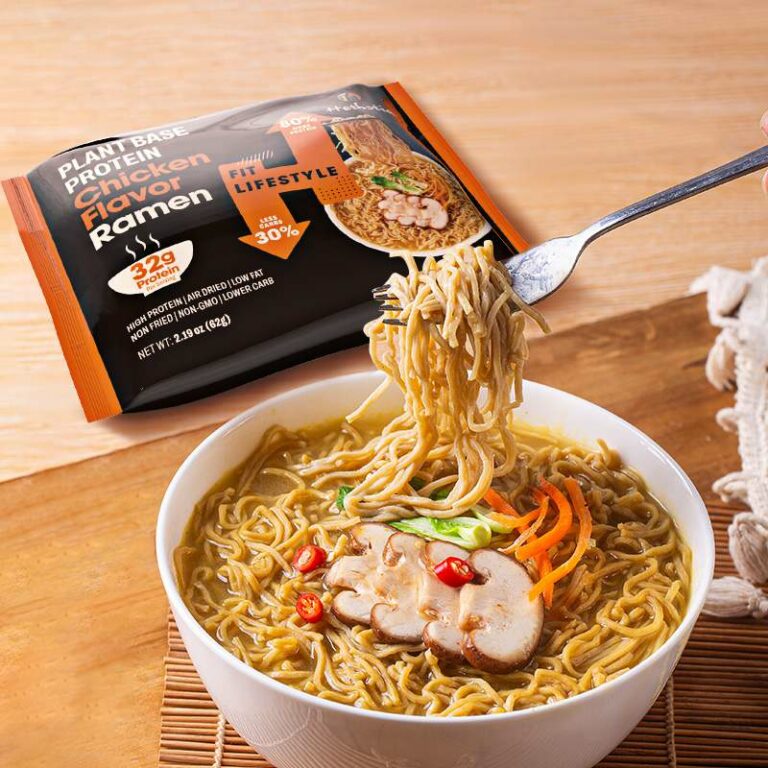 high protein chicken noodles