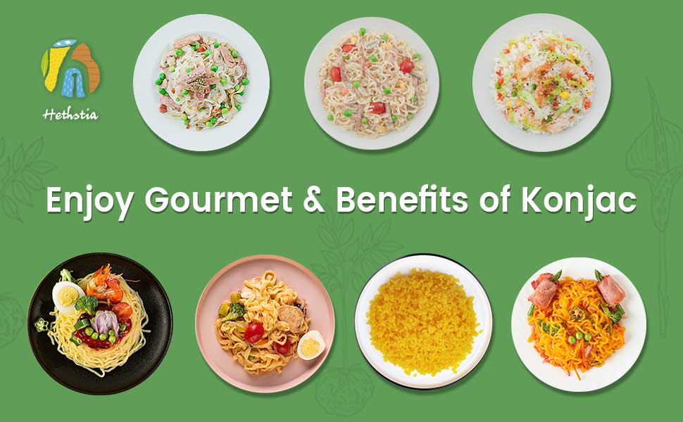 Enjoy Gourmet Benefits Konjac