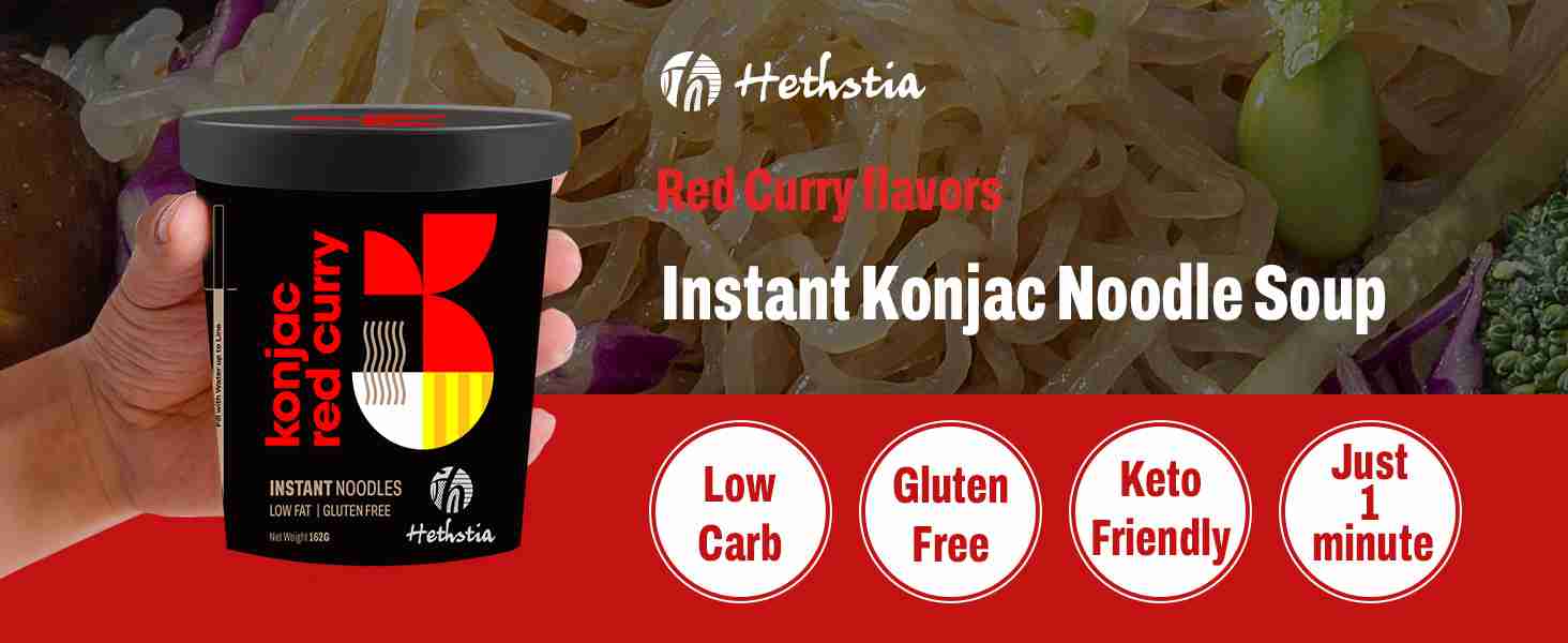 Hethstia Konjac Noodle Red Curry