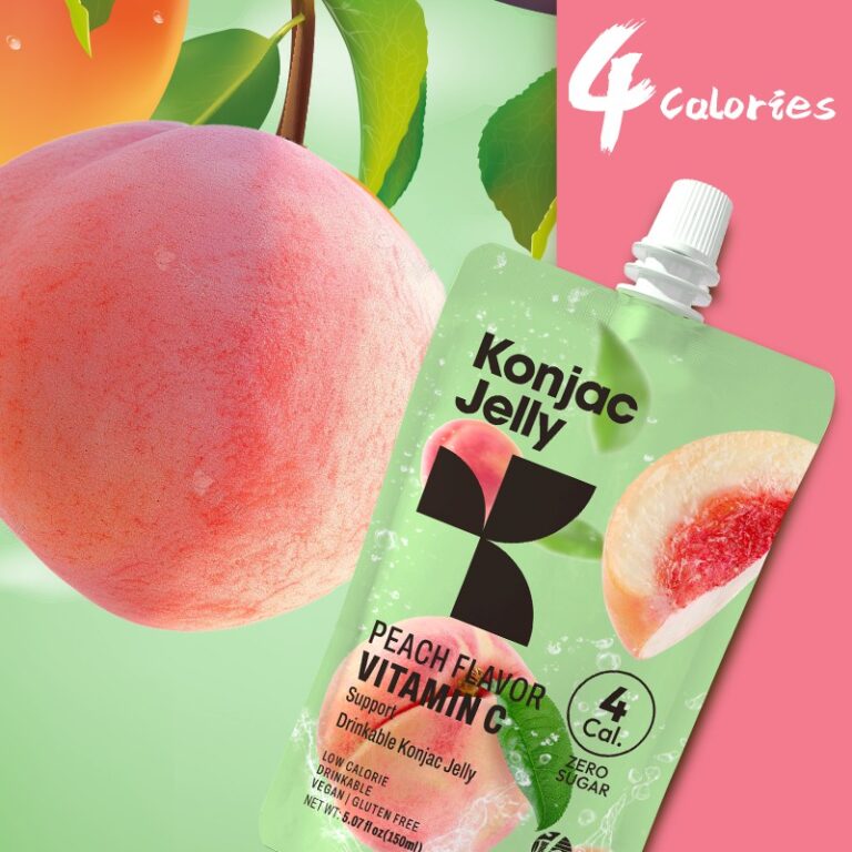 Drinkable Konjac Jelly Peach