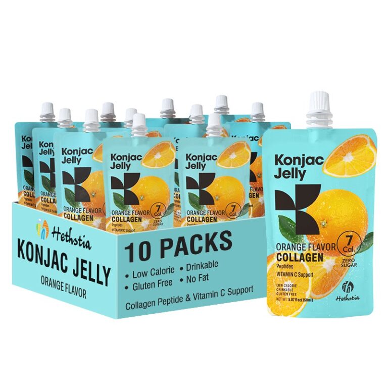 Konjac Jelly Collagen Peptide Orange Flavor