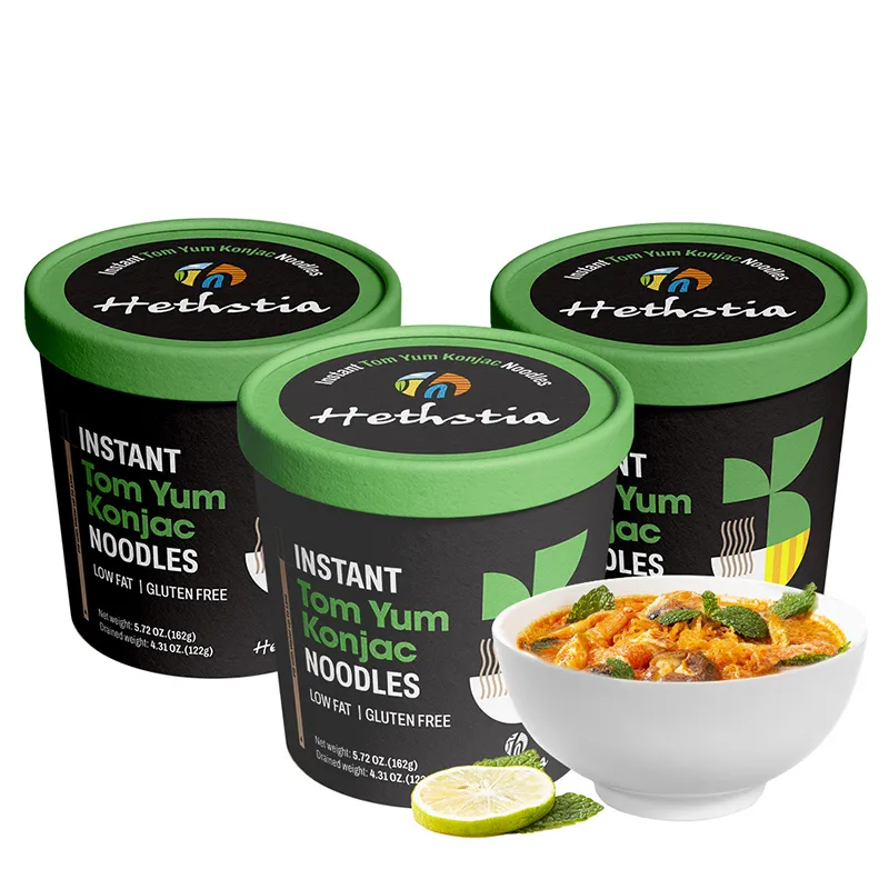 Shirataki Instant Noodles Tom Yum Cup Noodles For Konjac