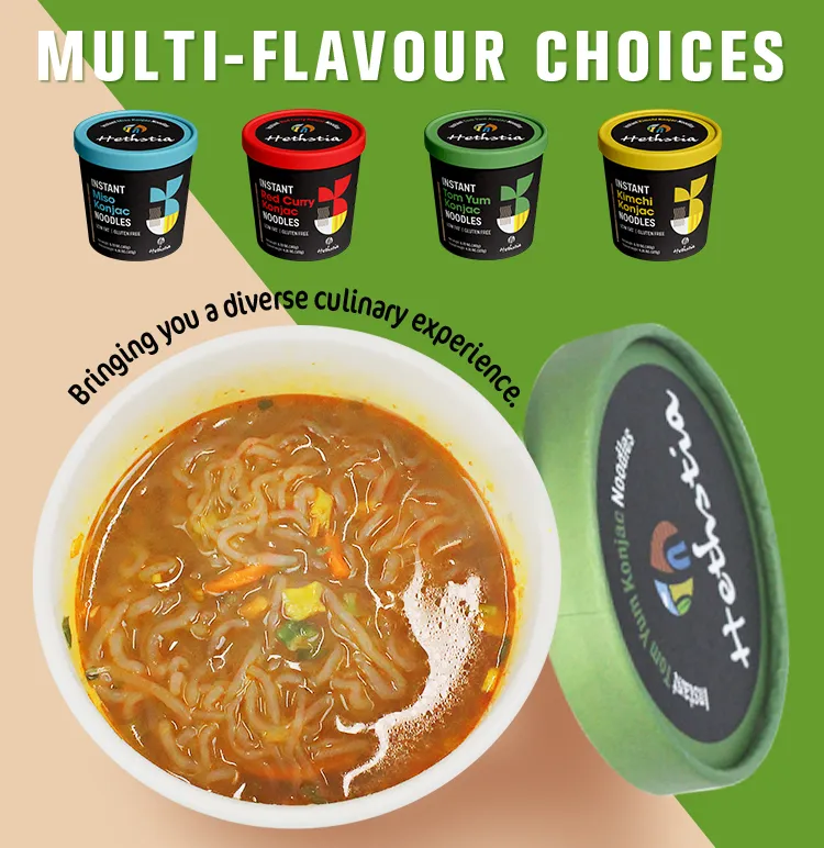 flavored konjac tom yum cup noodles