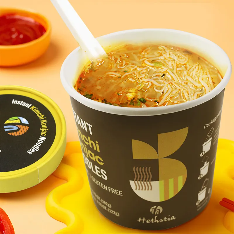 Shirataki Instant Noodles kimchi cup noodles