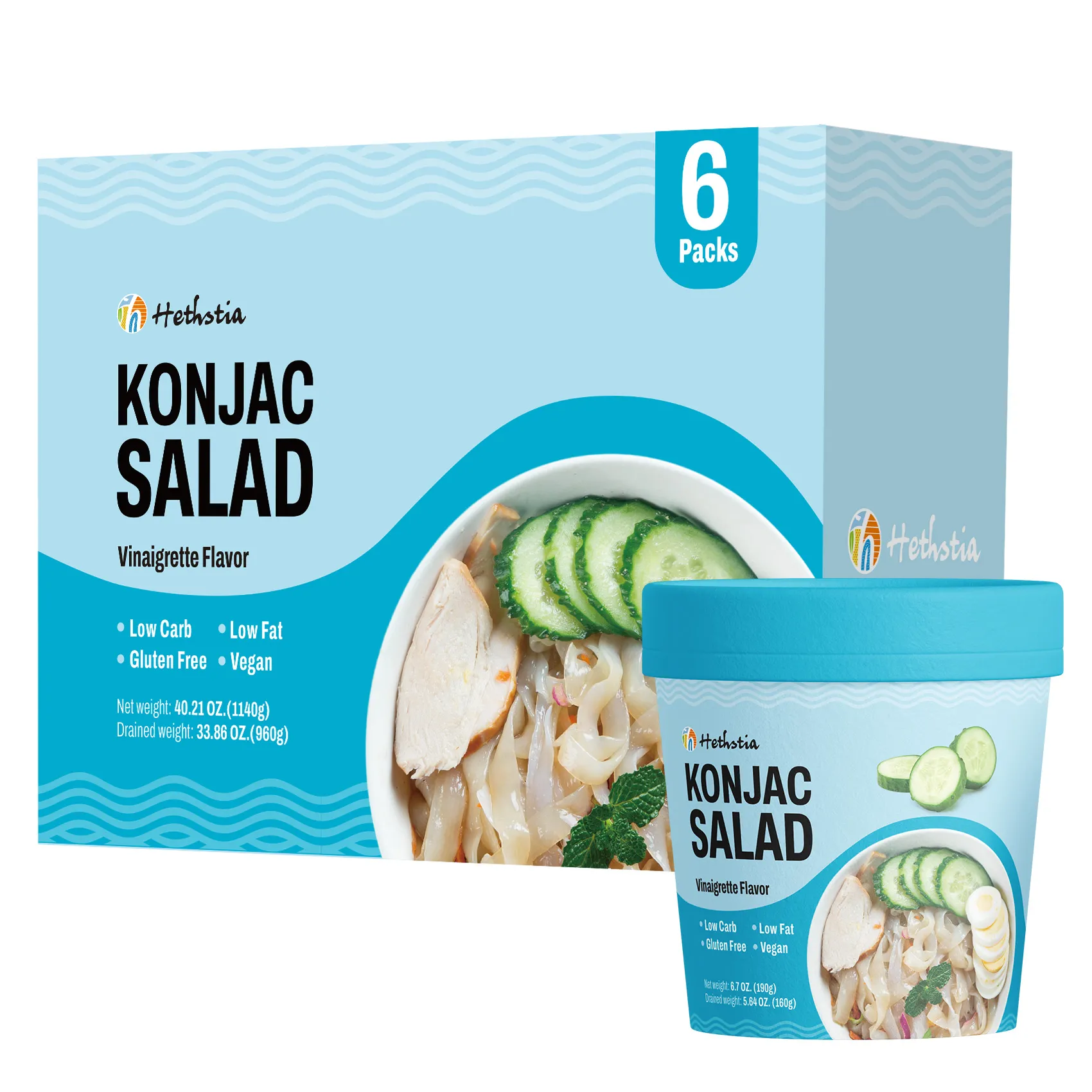 Shirataki Salad Vinaigrette Flavor