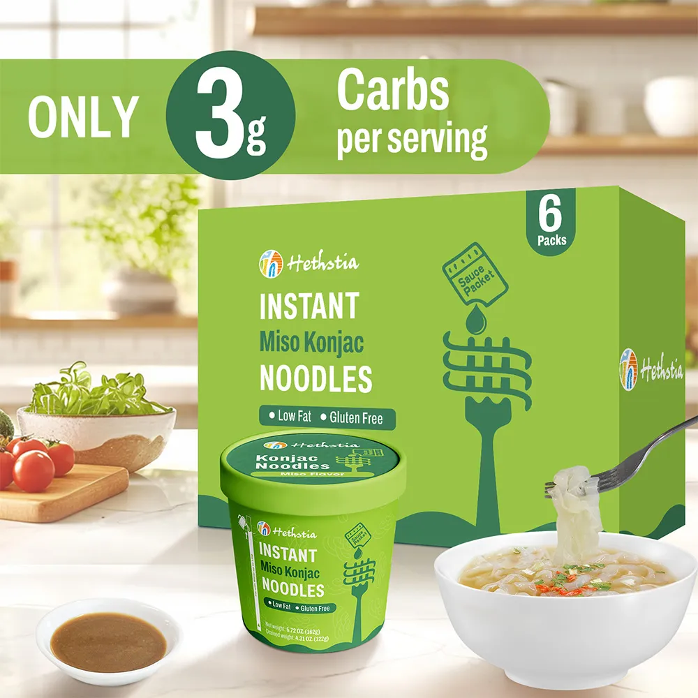 Miso Pho with Shirataki Noodles, Pho with Konjac Noodles