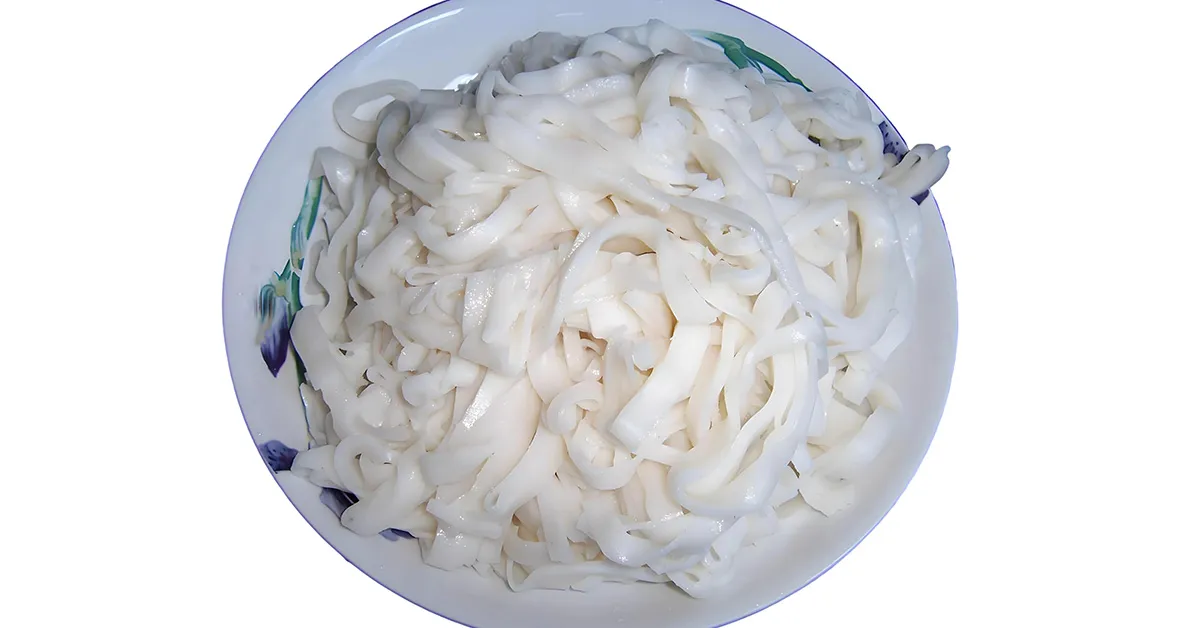 Different types of rice noodles