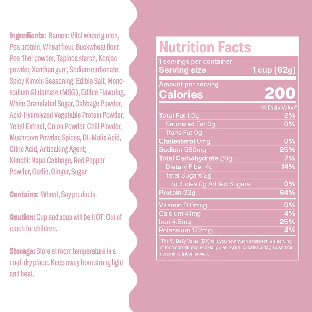 High Protein Cup Noodles