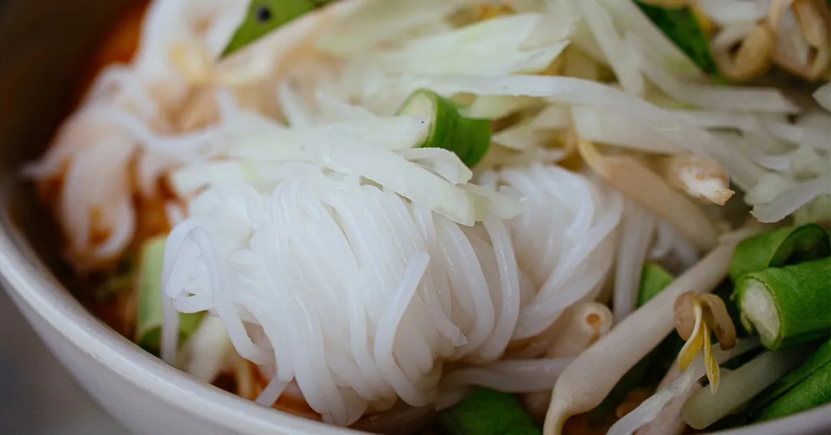 Different types of rice noodles