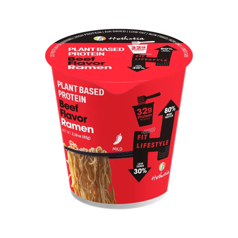 High Protein Cup Noodles Beef Flavor