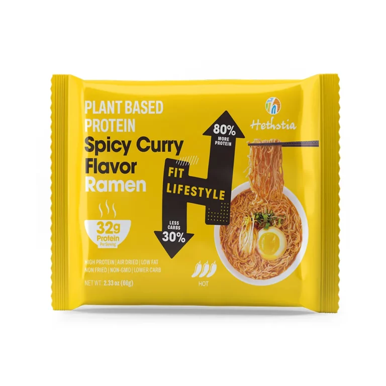 Spicy Curry High Protein Low Carb Pasta Bag