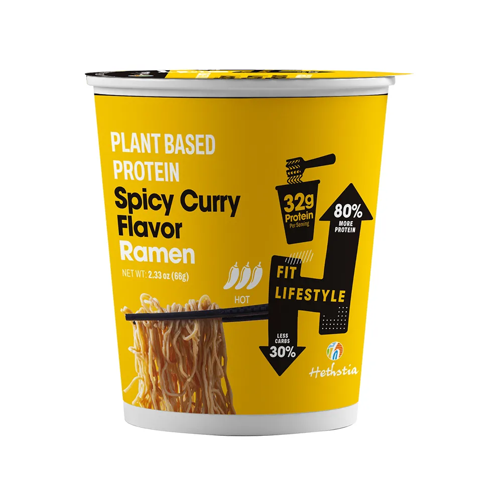 High Protein Noodles With Spicy Curry Flavor