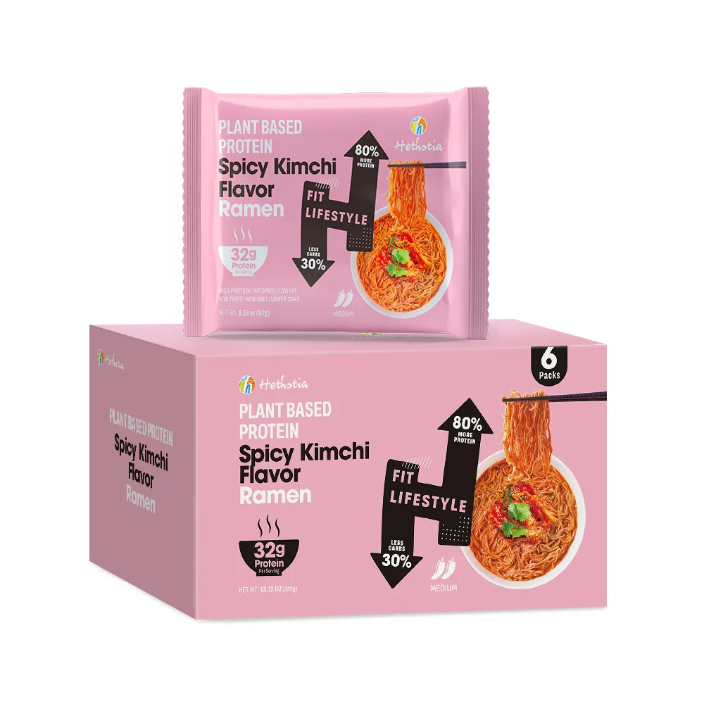 High Protein Noodles Spicy Kimchi Flavor Bag 62g
