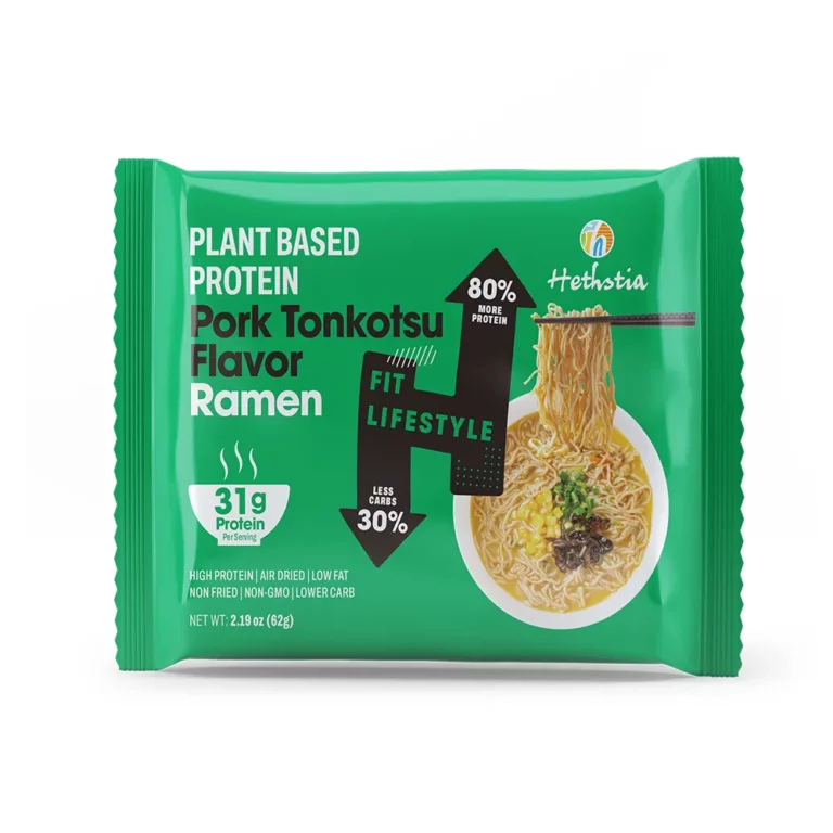 High protein instant ramen