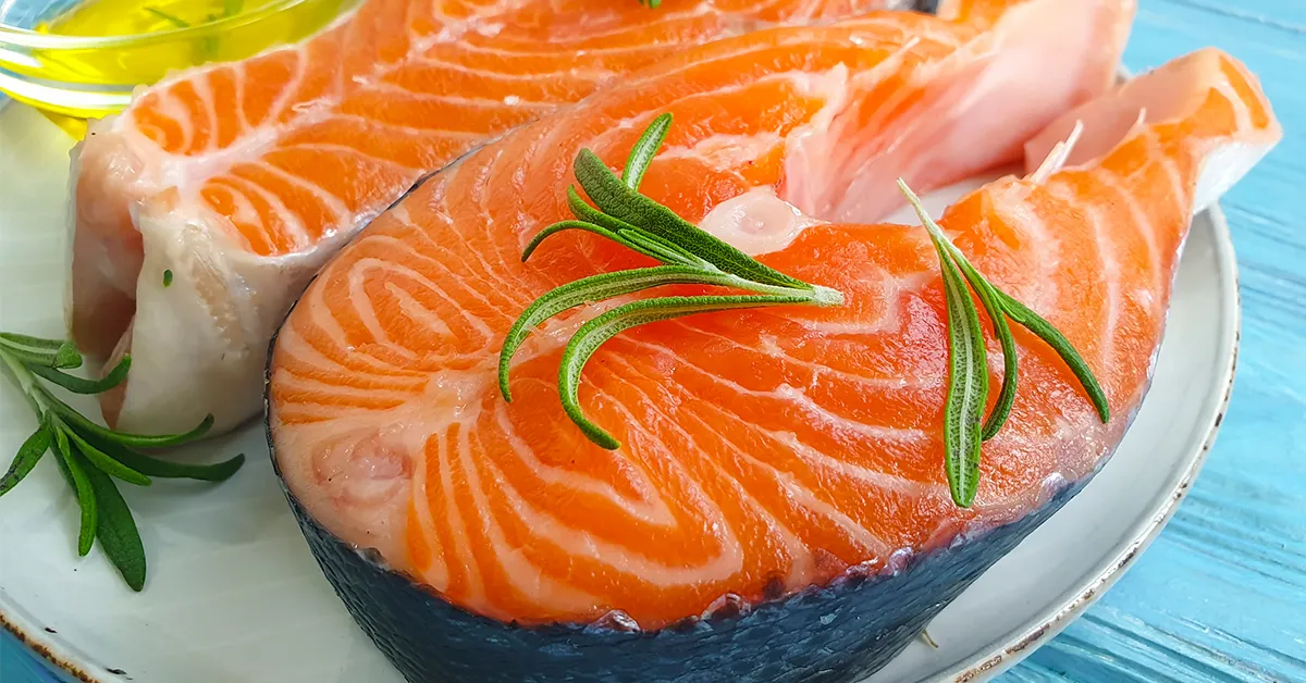 The key to lowering cholesterol - salmon