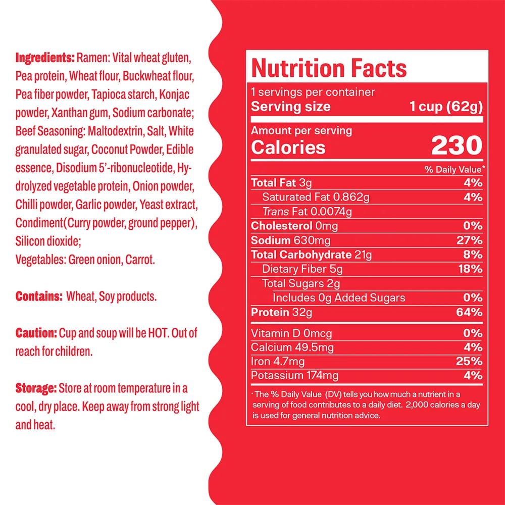 Beef instant noodles supplier