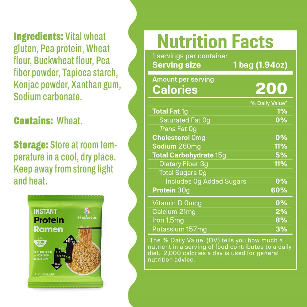 Plant-based protein ramen, Best healthy protein noodles