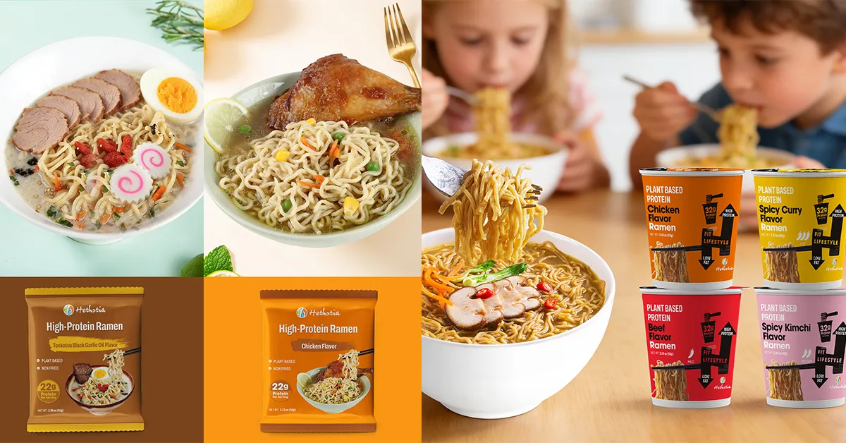 Healthy Alternative to Instant Ramen: High-protein ramen