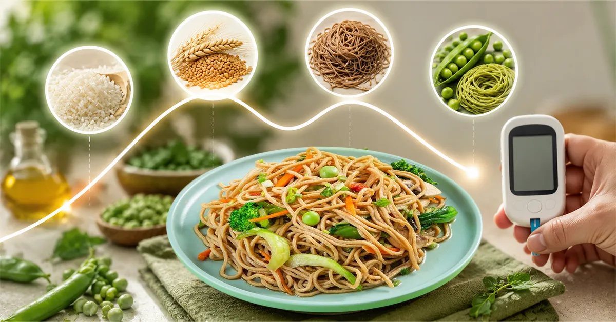 High-Protein Pea Pasta is the Perfect Staple for Glucose Control