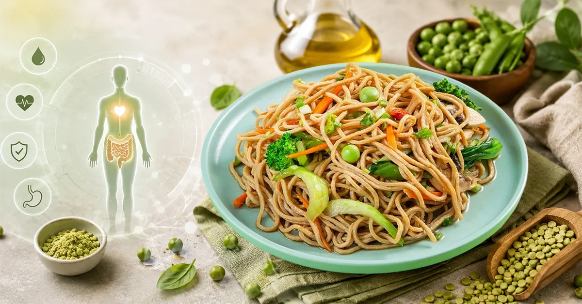 High-Protein Pea Pasta is the Perfect Staple for Glucose Control
