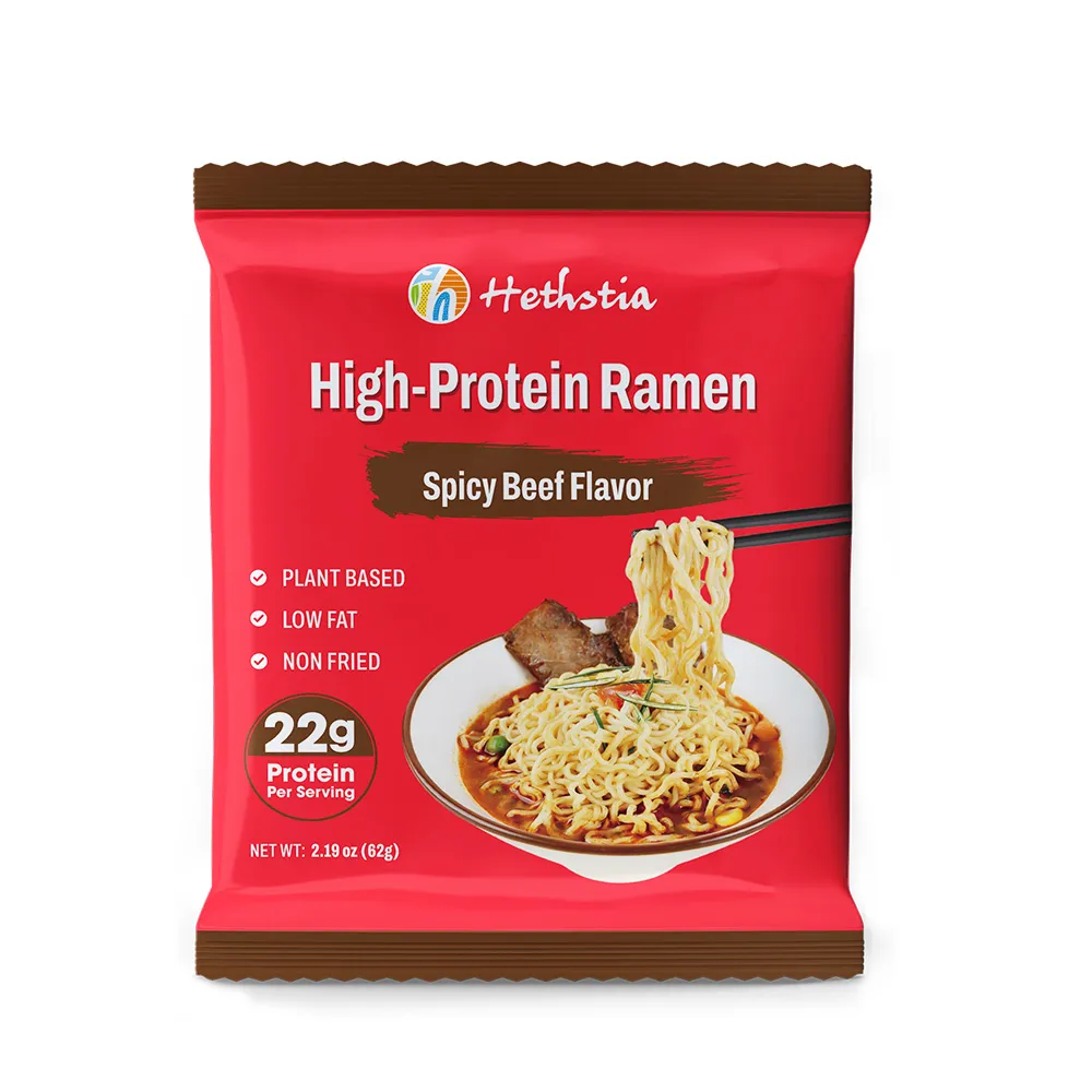 High-Protein Udon Noodles Beef Flavor, Vegan Protein Ramen