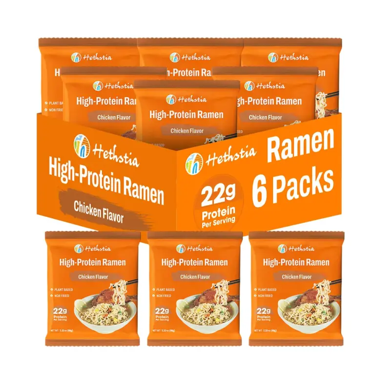 High-Protein Udon Noodles Chicken Flavor