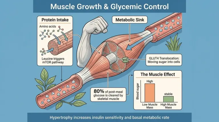 Building Muscle with High-Protein Diets Rewrites Blood Sugar