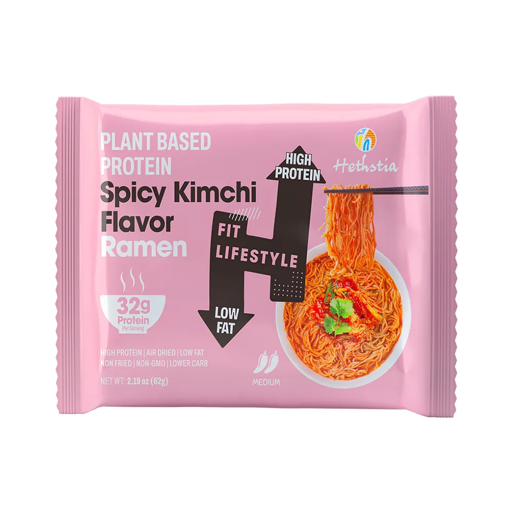 High Protein Noodles Spicy Kimchi Flavor Bag