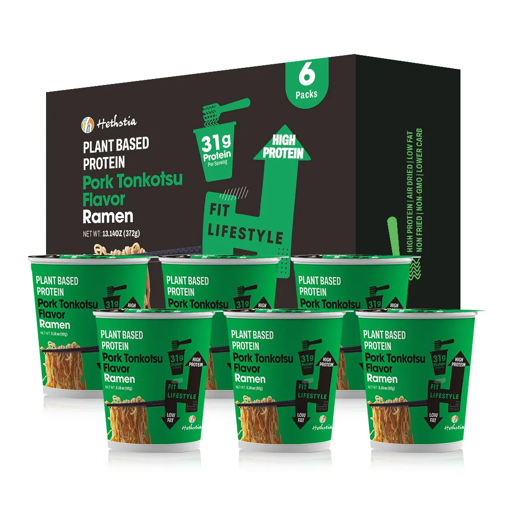 Pork Tonkotsu Flavor Cup Ramen, Instant Ramen Noodles