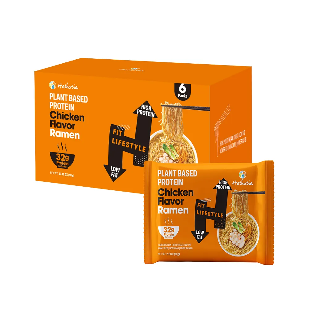 high protein chicken flavor noodles, Instant noodle In Bag 62g