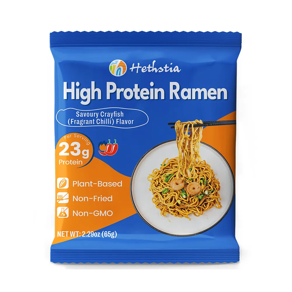 High-Protein Ramen Savoury Crayfish Fragrant chilli flavor