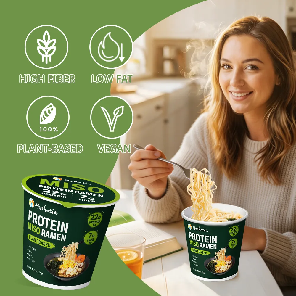 High Fiber Noodles | High-Protein Miso Cup Ramen Supplier