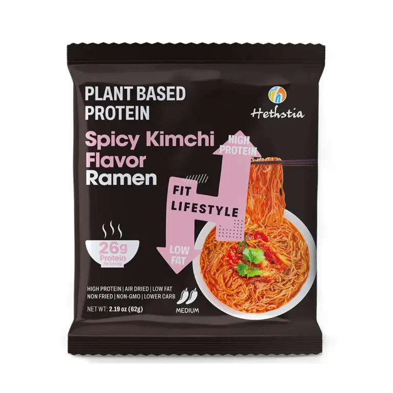 Vegan Spicy Kimchi Ramen | 26g Plant-Based Protein