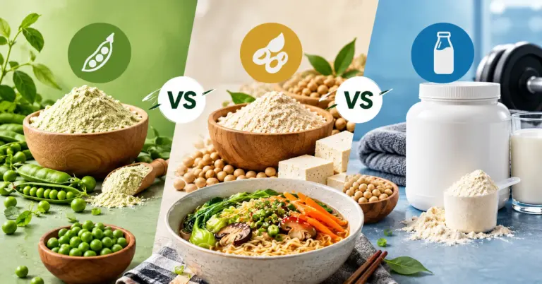 Pea Protein vs Soy Protein vs Whey Protein