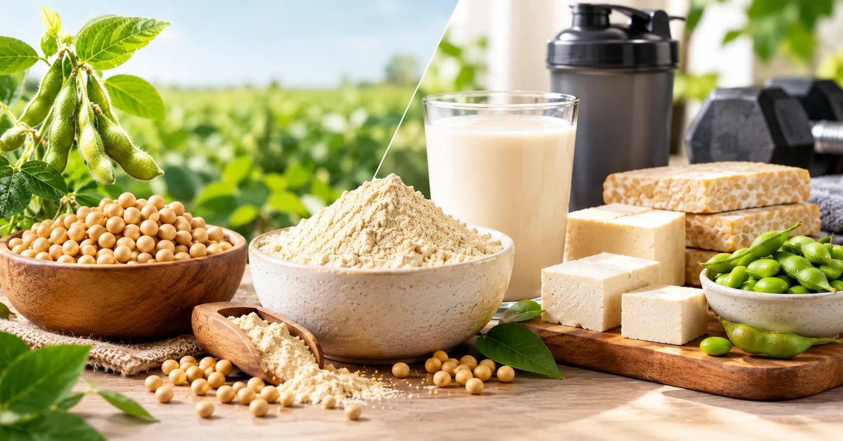 Pea Protein vs Soy Protein vs Whey Protein