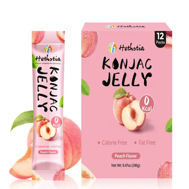 Konjac Jelly Snack Stick | Konnyaku Jelly Peach