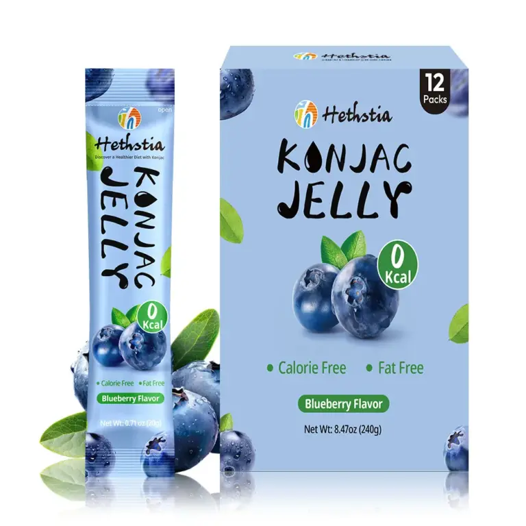 Konjac Jelly Stick | Blueberry Konnyaku Jelly Stick, 20g