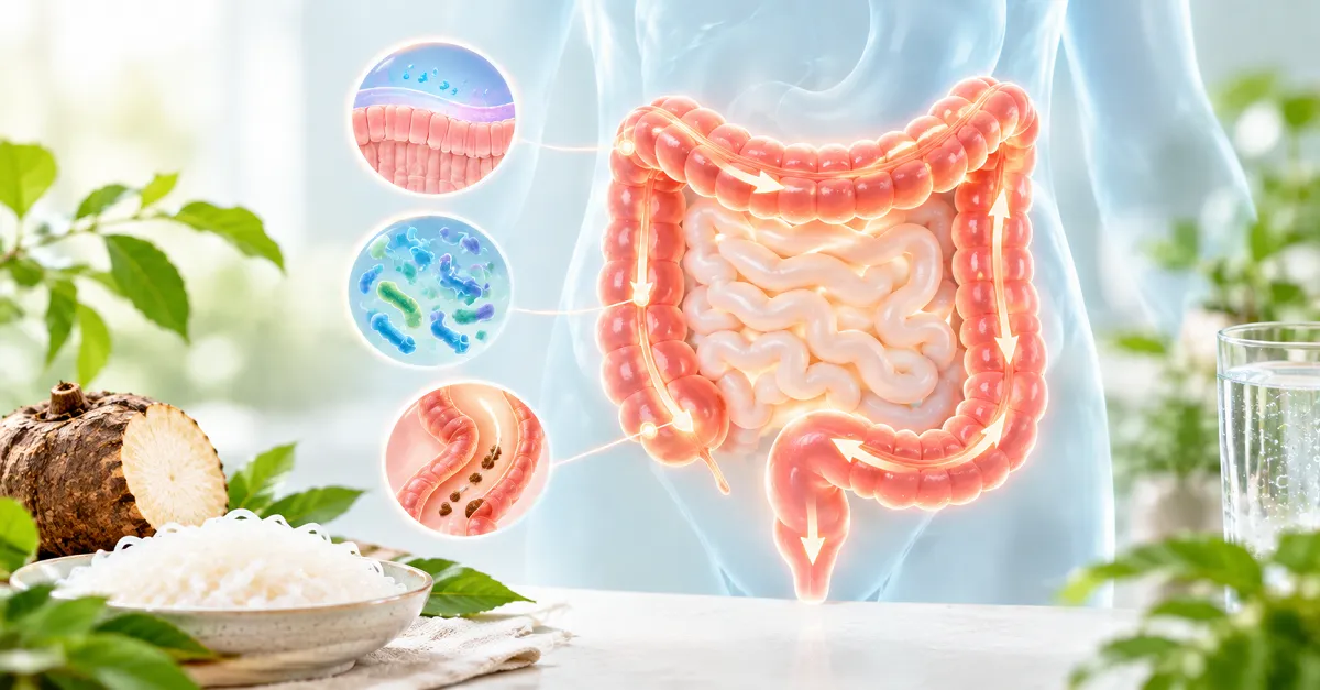Konjac and Colon Health: The Science-Backed Digestive Reset