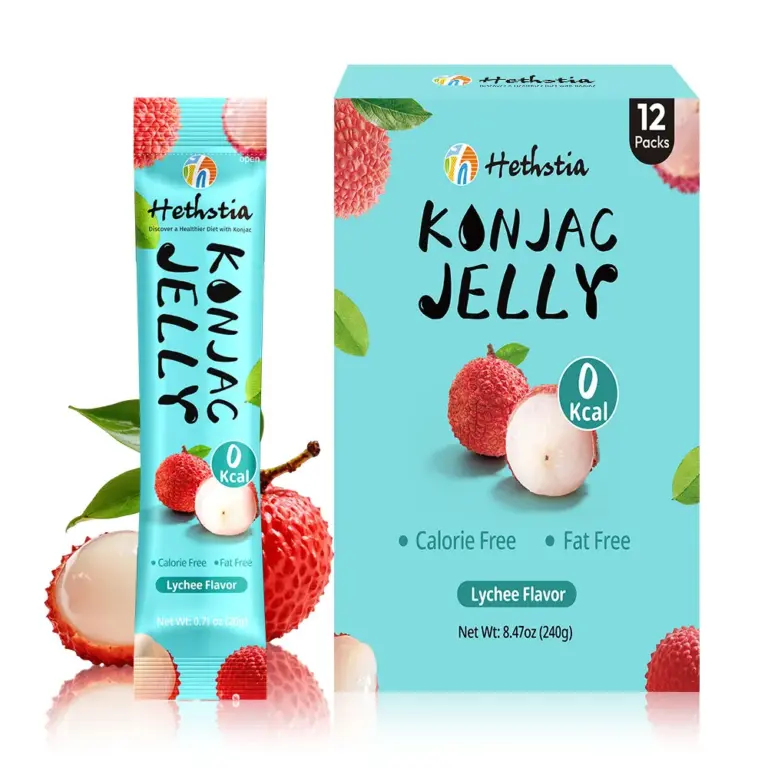 Konnyaku Jelly Stick | Konjac Jelly Lychee Flavor 20g